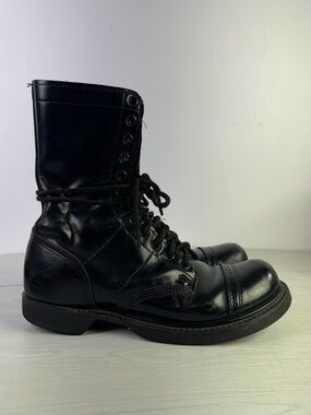 Corcoran Men's 10" 975 Leather Jump Boots, Black, Size 8.5 D, Made in USA